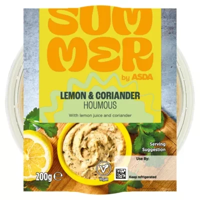 Summer by ASDA Lemon & Coriander Houmous 200g