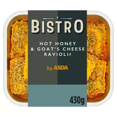 Bistro by ASDA Bistro by ASDA Hot Honey & Goat's Cheese Ravioli 430g
