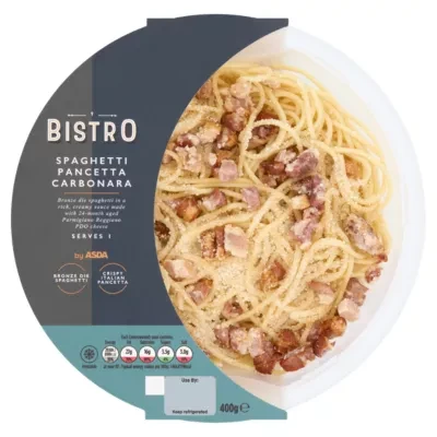 Bistro by ASDA Spaghetti Pancetta Carbonara 400g