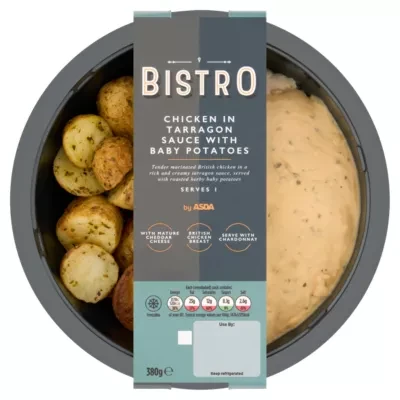 Bistro by ASDA Chicken in Tarragon Sauce with Baby Potatoes 380g