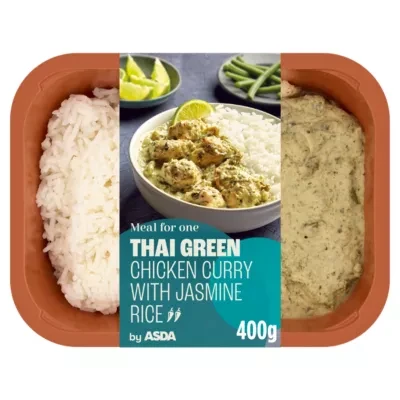 ASDA Thai Green Chicken Curry with Jasmine Rice 400g