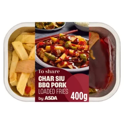 ASDA Char Siu BBQ Pork Loaded Fries 400g