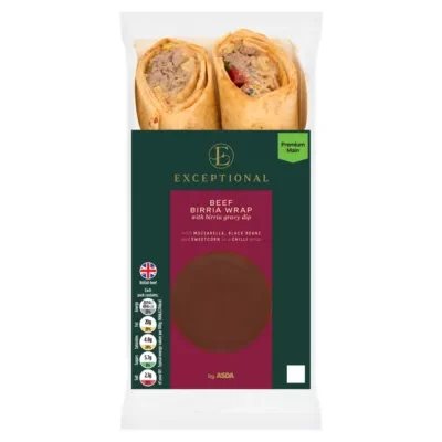 Exceptional by ASDA Beef Birria Wrap with Birria Gravy Dip