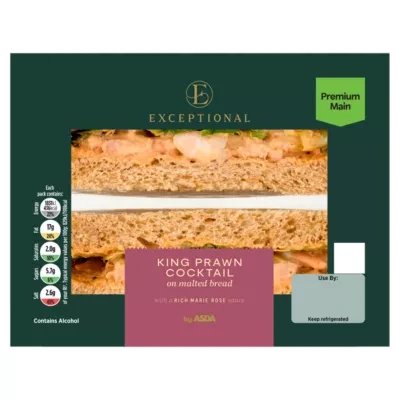 Exceptional by ASDA King Prawn Cocktail on Malted Bread