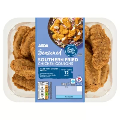 ASDA Seasoned Southern Fried Chicken Goujons 300g