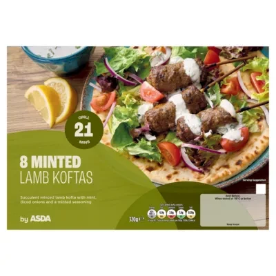 ASDA 8 Minted Lamb Koftas 320g