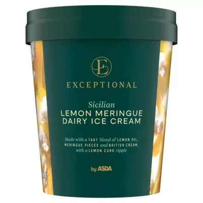 Exceptional by ASDA Sicilian Lemon Meringue Dairy Ice Cream 500ml