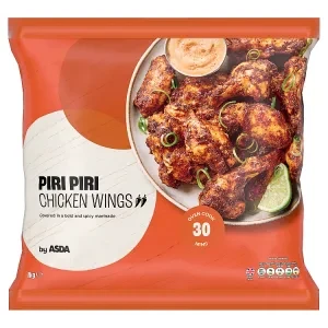 ASDA Piri Piri Chicken Wings 1kg