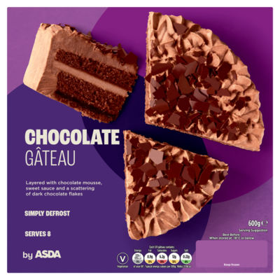 ASDA Chocolate Gâteau 600g