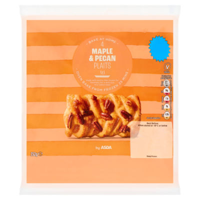 ASDA 4 Maple & Pecan Plaits 352g