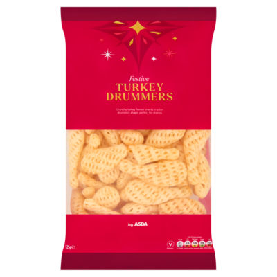 ASDA Festive Turkey Drummers 125g