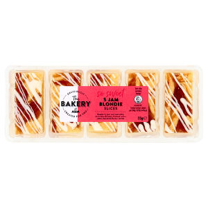 The Bakery at ASDA Jam Blondie Slices 115g
