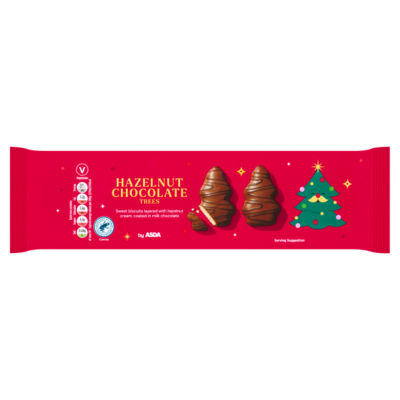 ASDA Hazelnut Chocolate Trees 160g
