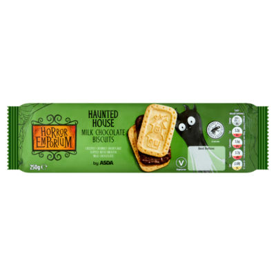ASDA Horror Emporium Haunted House Milk Chocolate Biscuits 250g
