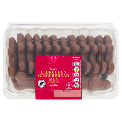 ASDA Festive Lebkuchen Gingerbread Men Mini Bites 230g