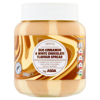 ASDA Duo Cinnamon & White Chocolate Flavour Spread 350g