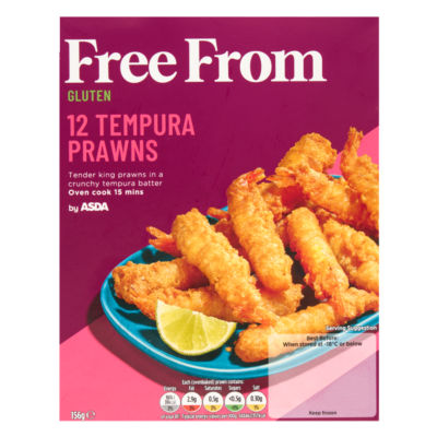 Free From by ASDA 12 Tempura Prawns 156g