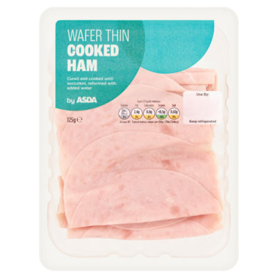 ASDA Wafer Thin Cooked Ham 125g