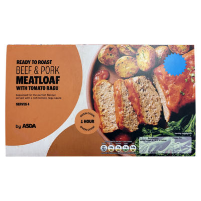 ASDA Beef & Pork Meatloaf with Tomato Ragu 500g