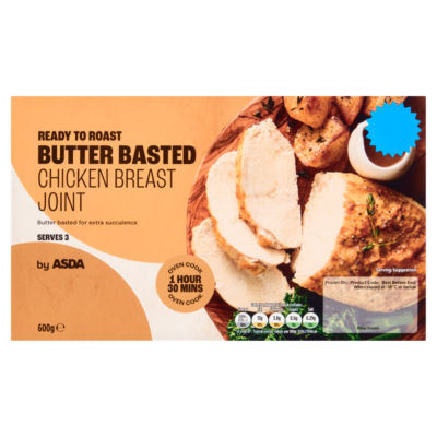 ASDA Ready To Roast Butter Basted Chicken Breast Joint 600g