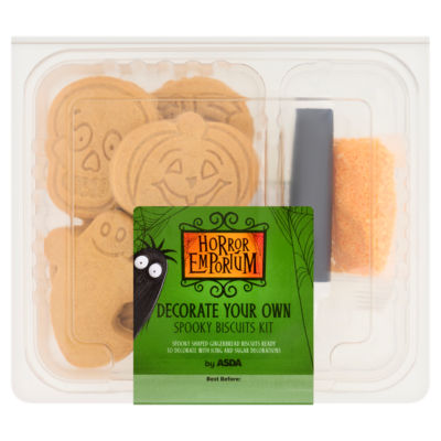 ASDA Horror Emporium Decorate Your Own Spooky Biscuits Kit 139g