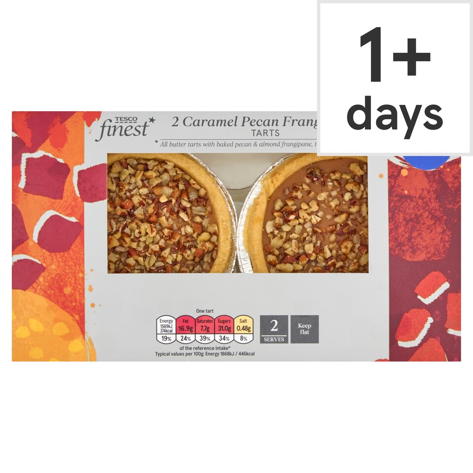 Tesco Finest 2 Caramel & Pecan Tarts