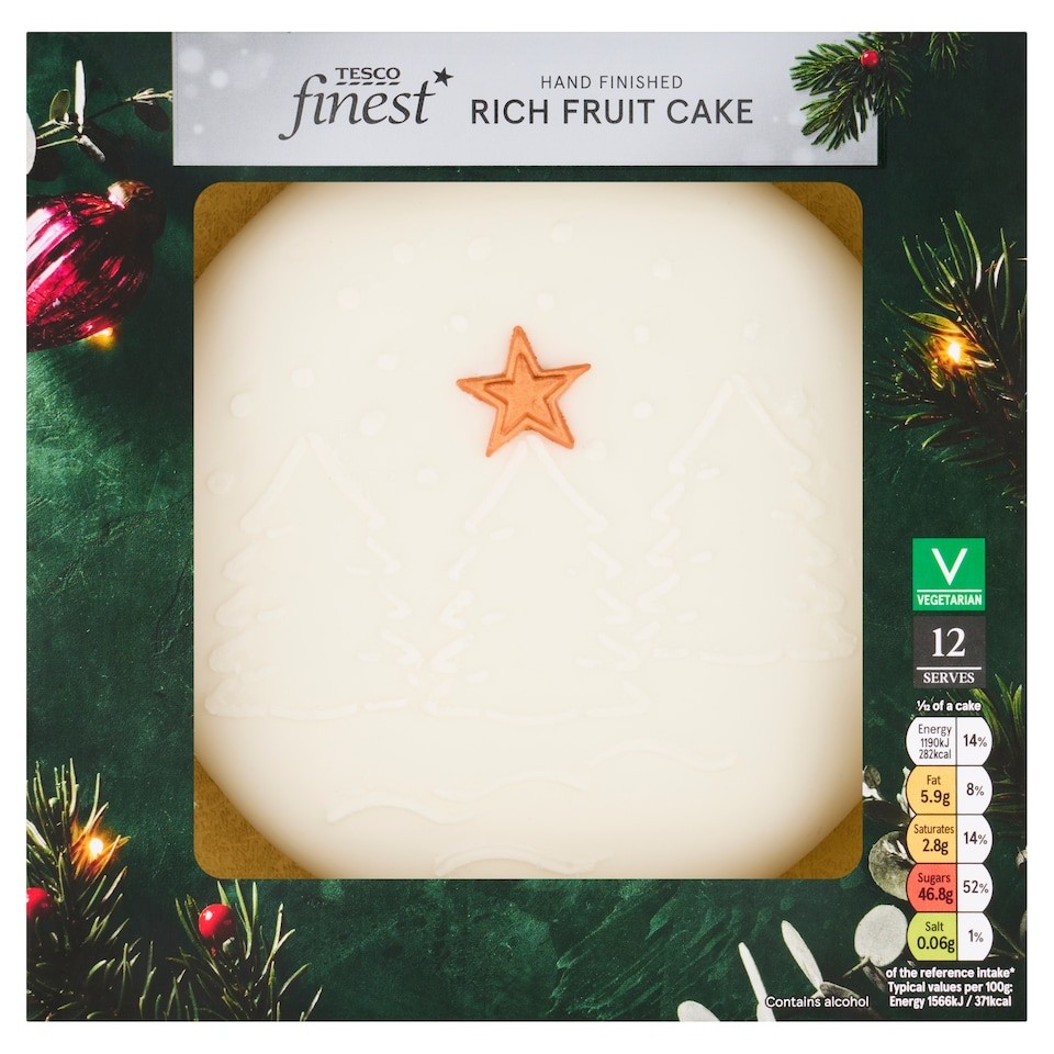 Tesco Finest Rich Fruit Cake 907g