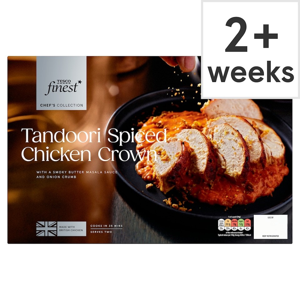 Tesco Finest Chef's Collection Tandoori Spiced Chicken Crown 840g