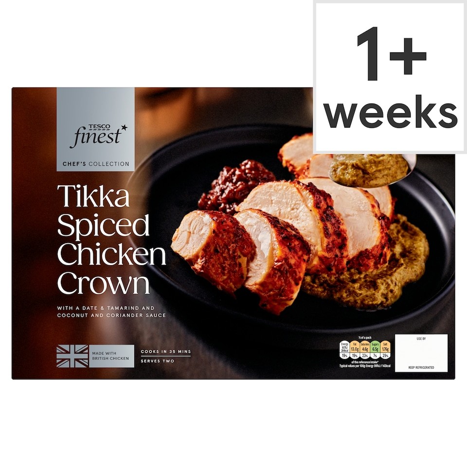 Tesco Finest Chef's Collection Chicken Tikka Crown with a Tamarind & Date Chutney 770g