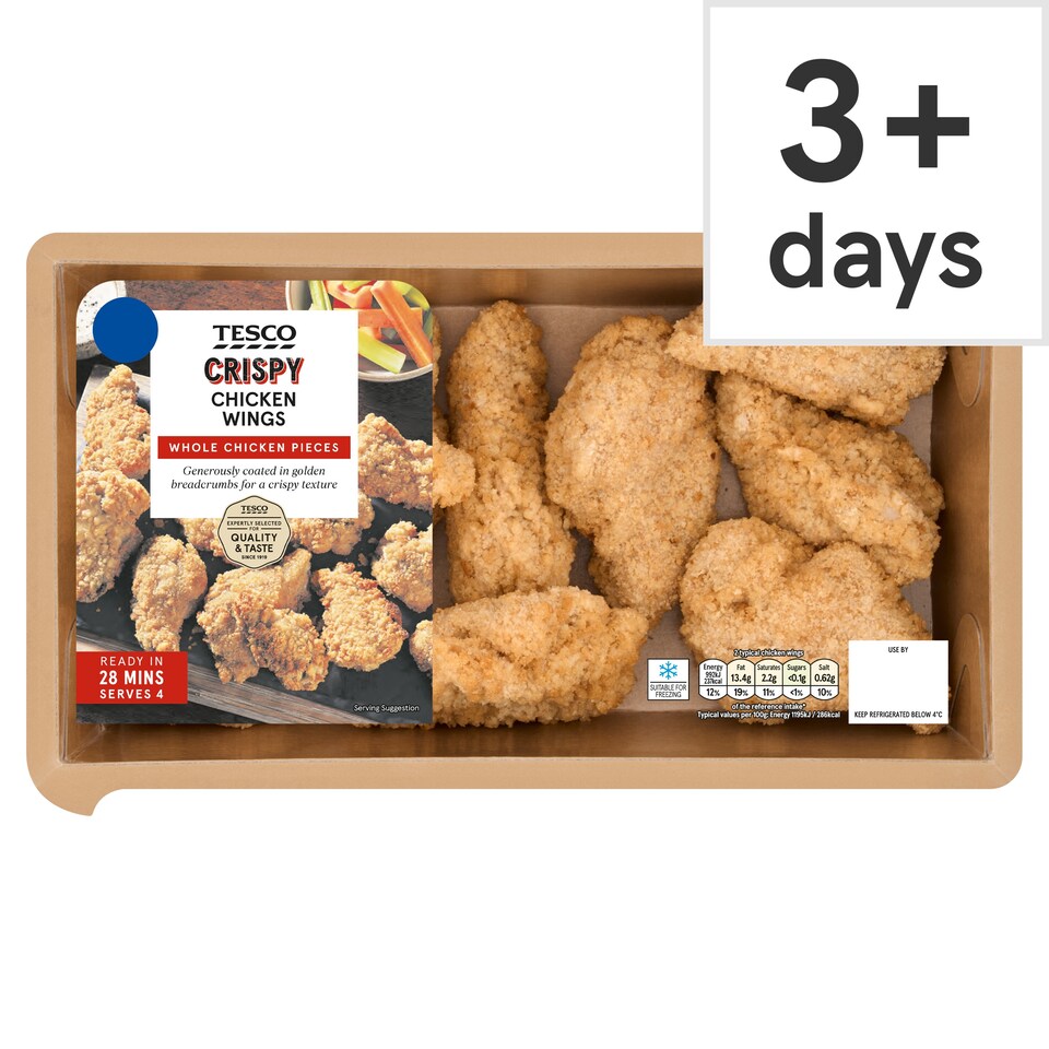 Tesco Crispy Chicken Wings 650g