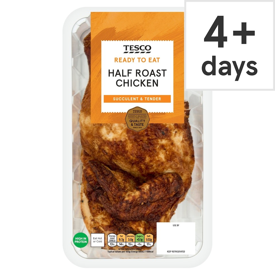 Tesco Roast Half Chicken 500g