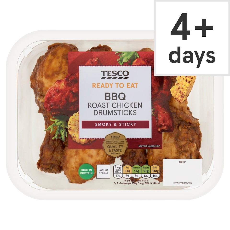 Tesco BBQ Roast Chicken Drumsticks 350g