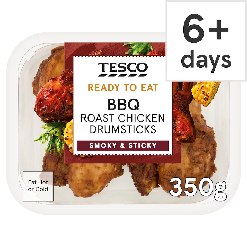 Tesco BBQ Roast Chicken Drumsticks 350g