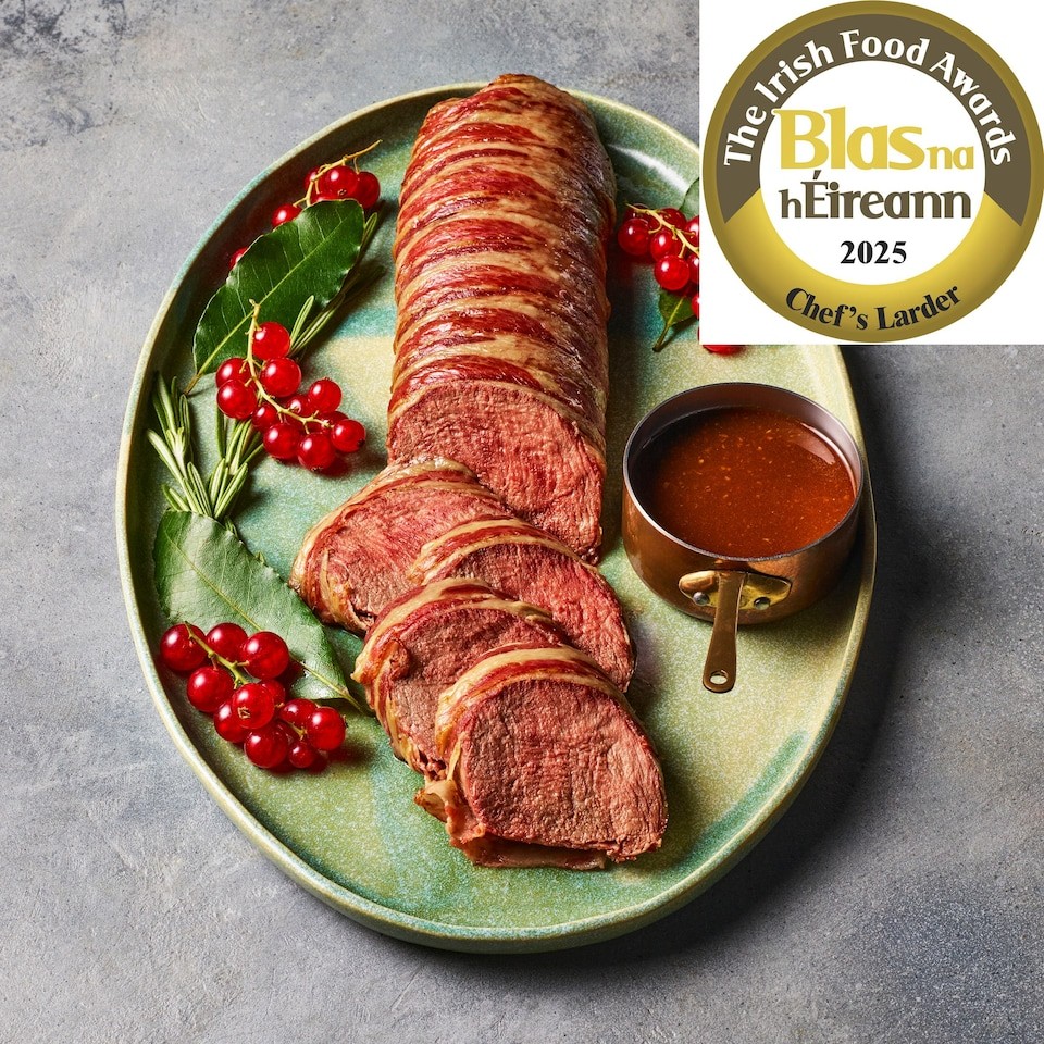 51. Tesco Finest Scottish Venison Loin Wrapped in Signature Cured Bacon 750g (Serves 6)