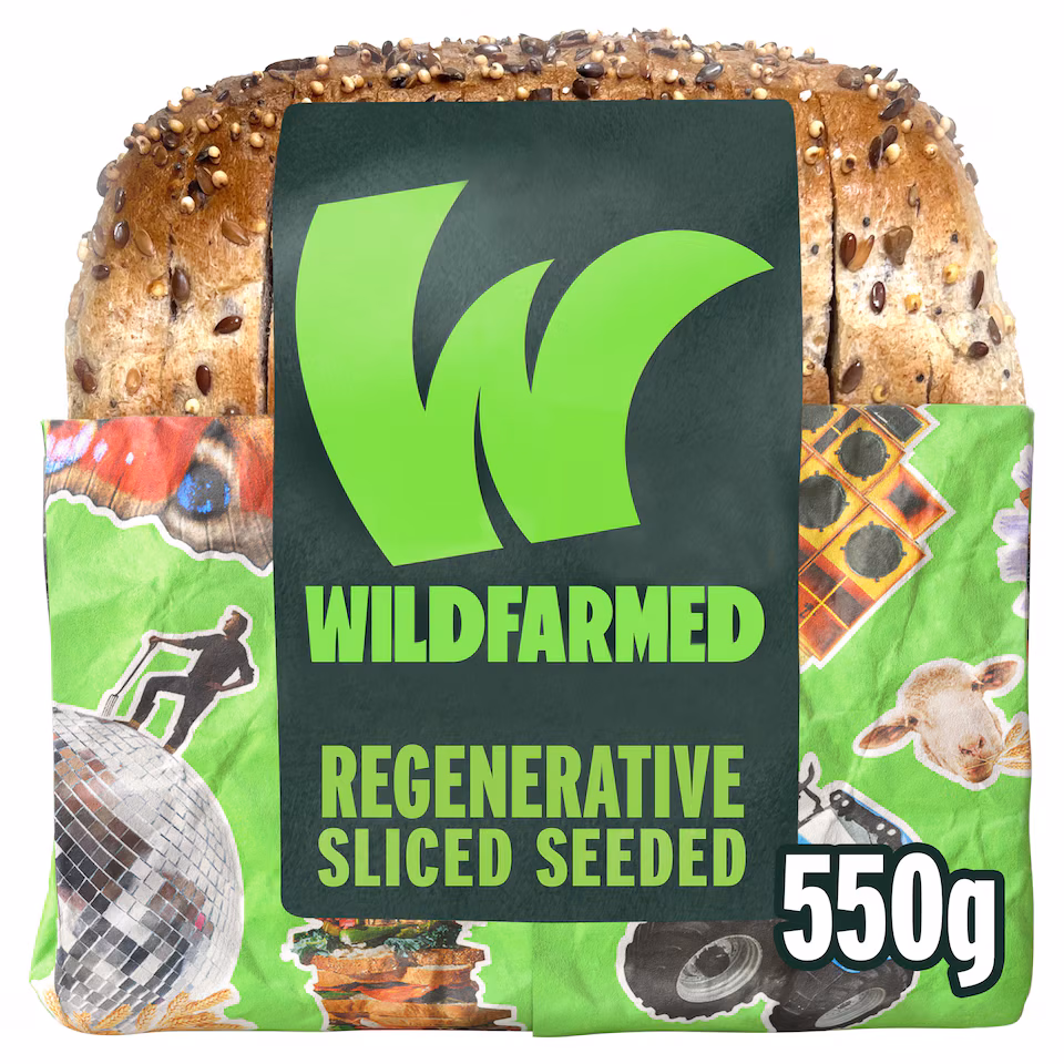 Wildfarmed Sliced Seeded Bread 550g