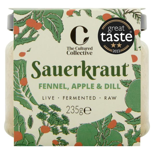 The Cultured Collective Fennel, Apple & Dill Sauerkraut 235g