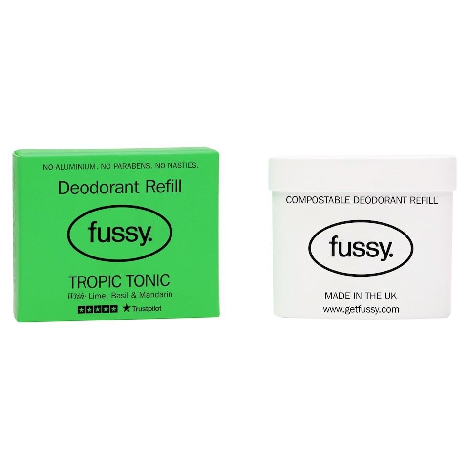 Fussy Natural Deodorant Refill Tropic Tonic 40g