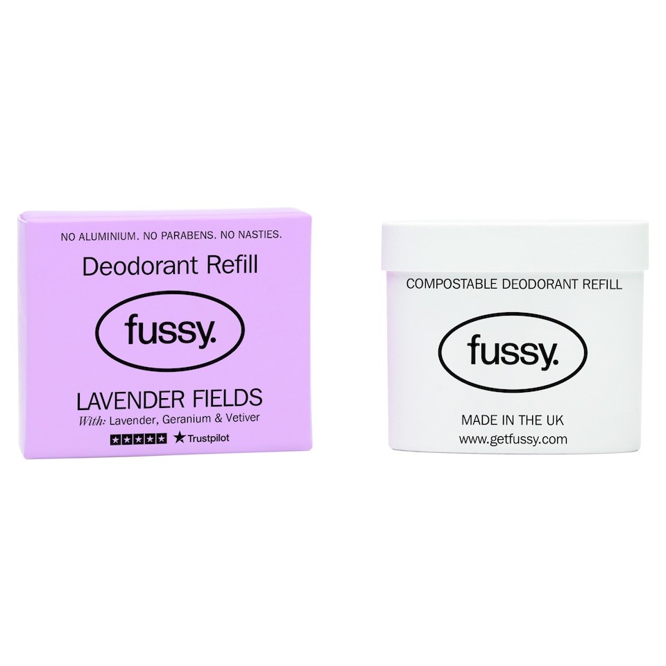 Fussy Natural Deodorant Refill Lavender Fields 40g