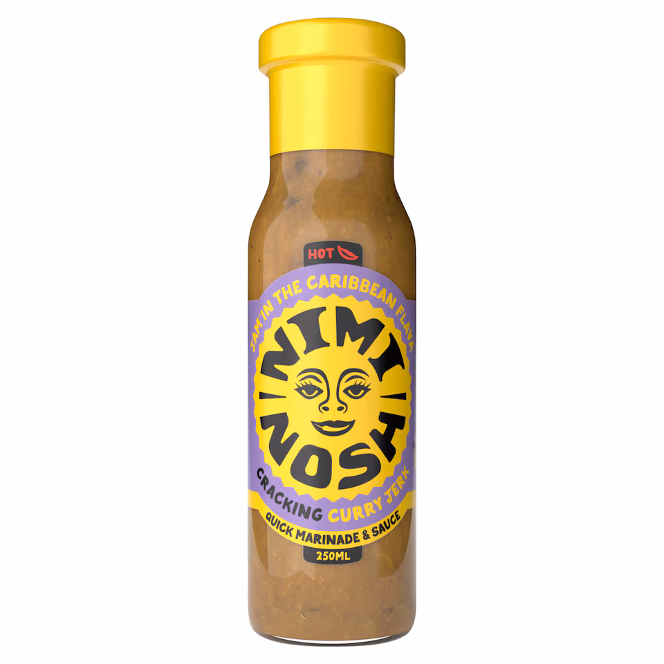 Nimi Nosh Cracking Curry Jerk Quick Marinade & Sauce 250ml