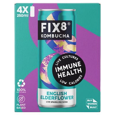 Fix8 English Elderflower Kombucha