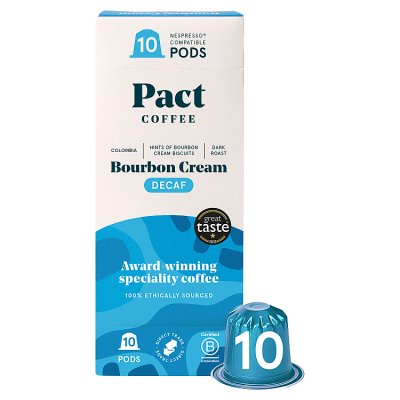 Pact Coffee Bourbon Cream Decaf Pods 10s