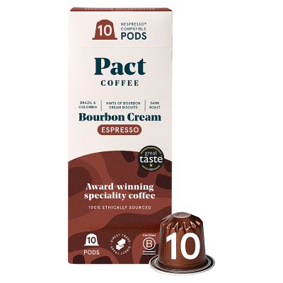 Pact Coffee Bourbon Cream Espresso Pods 10s