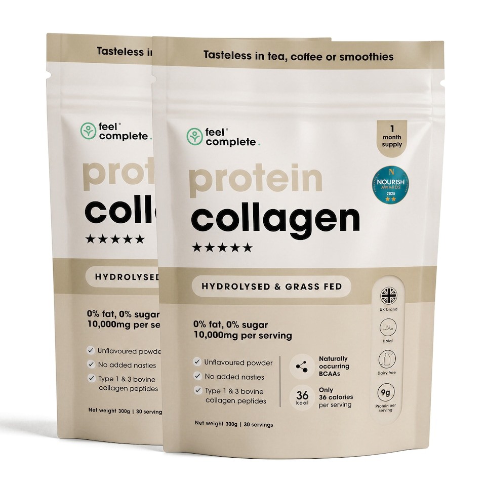 Feel Complete Protein Collagen Powder (Unflavoured) 600g (2 Month Supply)