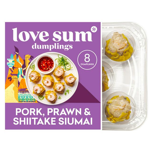 Love Sum 8 Dumplings Pork, Prawn & Shiitake Siumai 200g