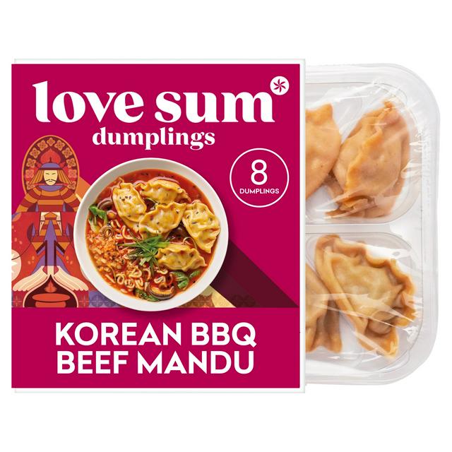 Love Sum 8 Dumplings Korean BBQ Beef Mandu 200g
