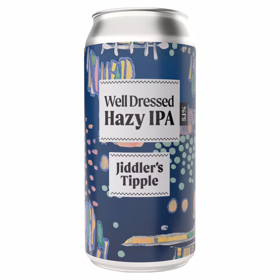 Jiddler's Tipple Well Dressed Hazy IPA 440ml can