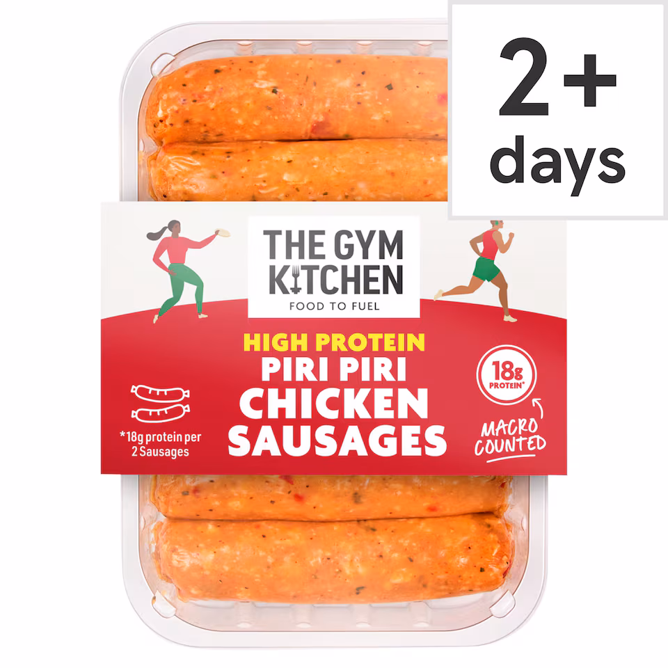 The Gym Kitchen Piri Piri Chicken Sausages 340g