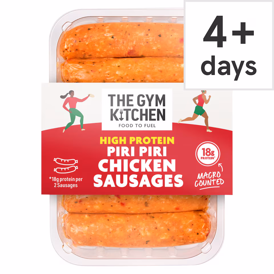 The Gym Kitchen Piri Piri Chicken Sausages 340g