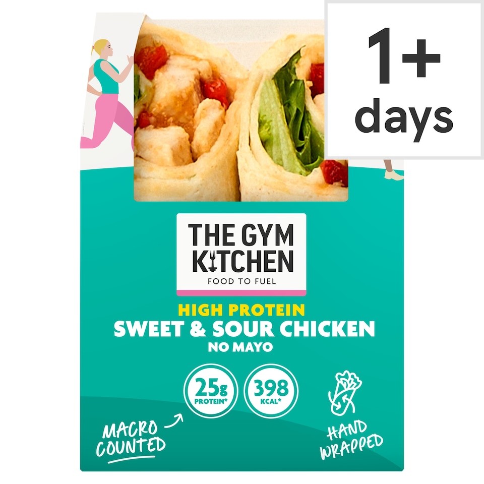 The Gym Kitchen High Protein Sweet & Sour Wrap