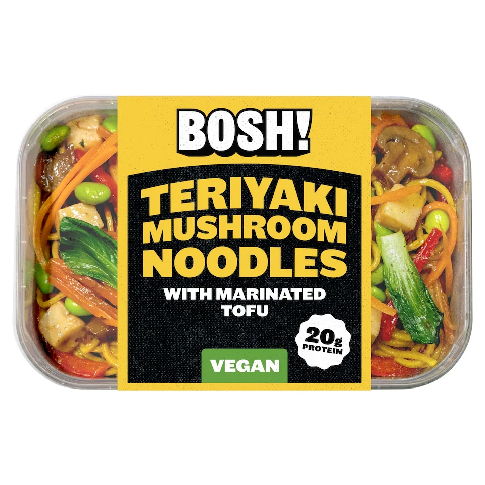 BOSH! Teriyaki Mushroom Noodles 380g